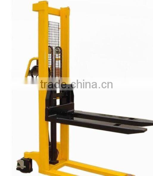 Best offer lifting equipment hand hydraulic forklif manual stacker