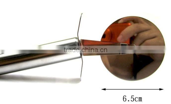 FDA & LFBG round plated cap handle pizza cutter pizza wheel cutter
