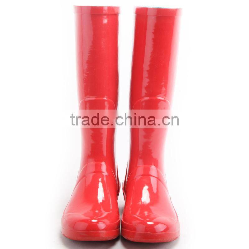 knee rubber rain boots for woman