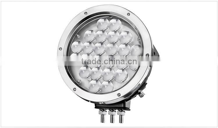 Round Waterproof Dust-proof Rust-proof Heavy Duty Equipment Work light 120W mining led driving light