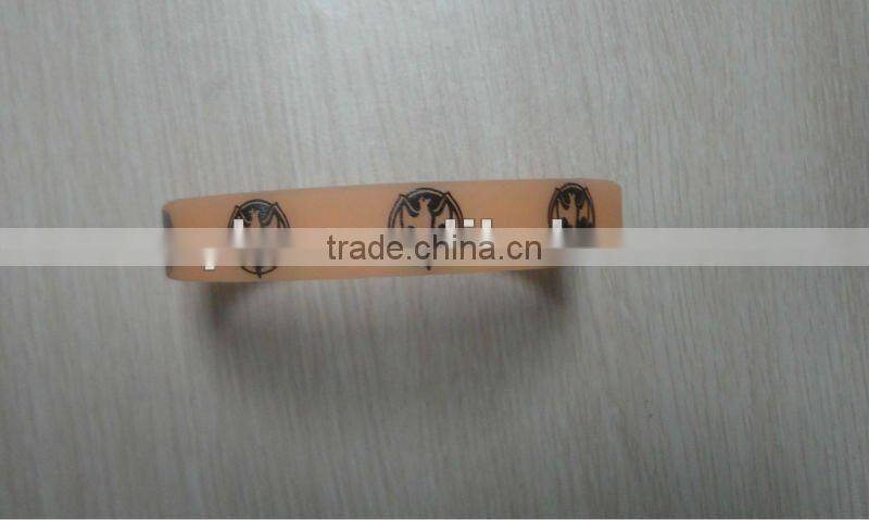 Neon light silicone rubber bracelet glow bracelet fluorescent bracelet