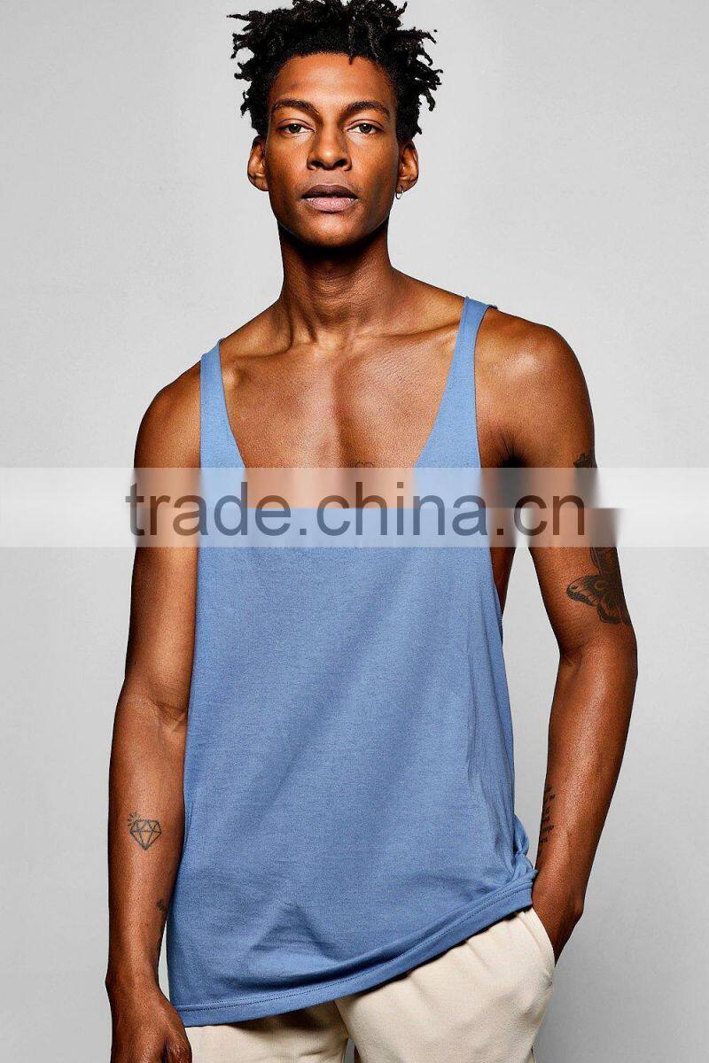Camisole Men 100% Cotton Racer Back Workout Gym Vest Cool Cheap Wrestling Singlets