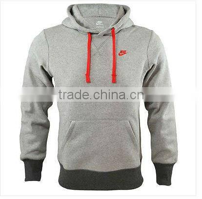 cotton men's fleece hoodie , fleece jacket with kangaroo pocket