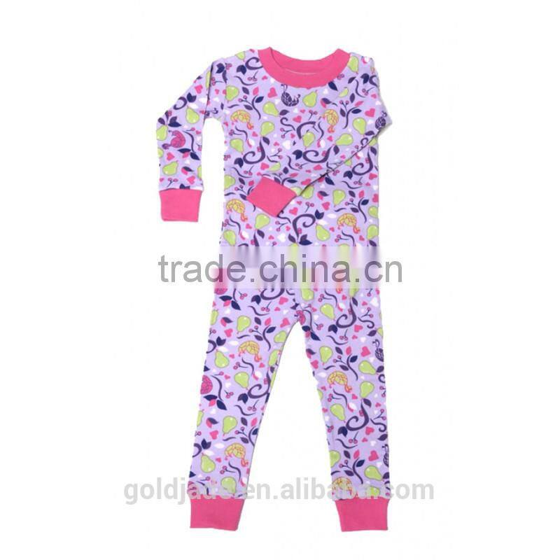 cheap children cotton coral fleece pajama sets