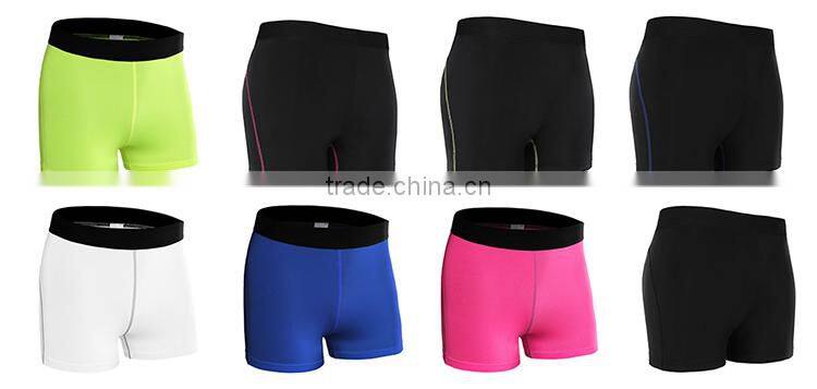 Ladies Sportswear training female stretch tights running gym women sport shorts