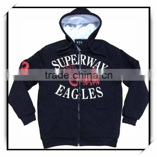 Manufacture factory 2017 custom printed hoodies men