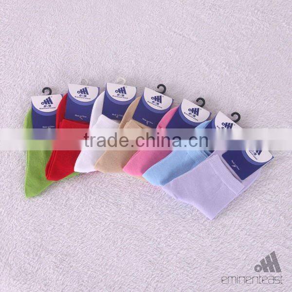 100% cotton colorful women socks