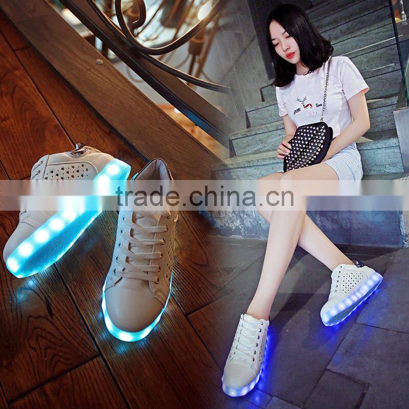 HFJH307 LOW MOQ OEM customize led shoes factory price