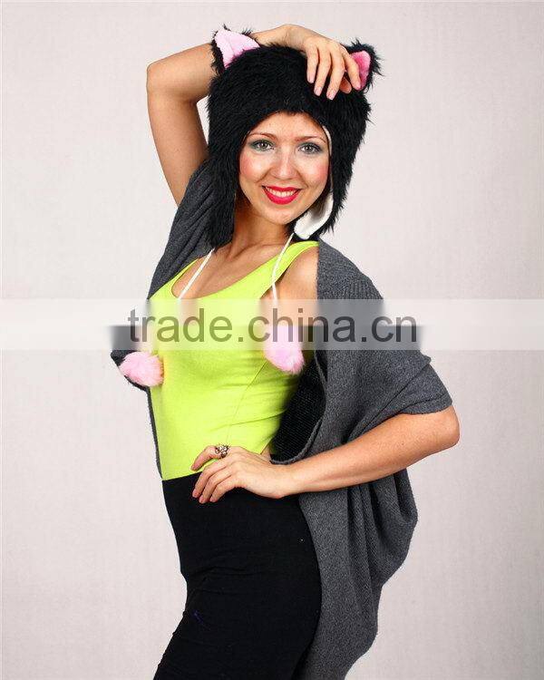 Super quality most popular party animal aviator Russian earflap hood hats