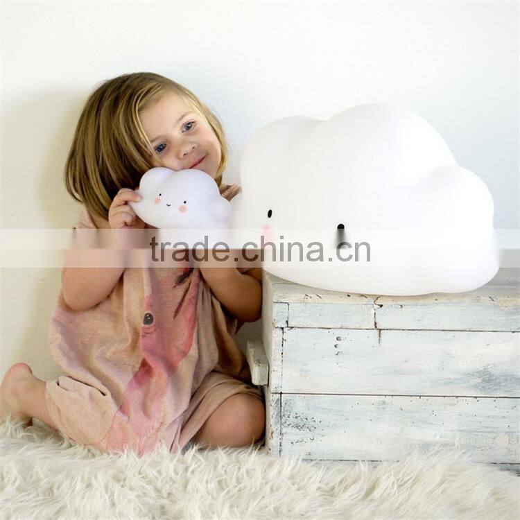 wholesale cute baby toy Children's room decoration Luminous toy smiling clouds and moon led light