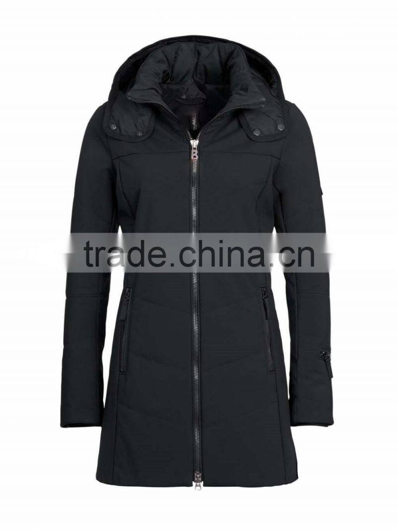 Thick Slim Down long sections ladies overcoat Down Jackets (WJ080)
