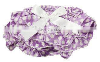 Wholesale baby ruffle bloomers new born baby clothes ruffle underwear girls baby