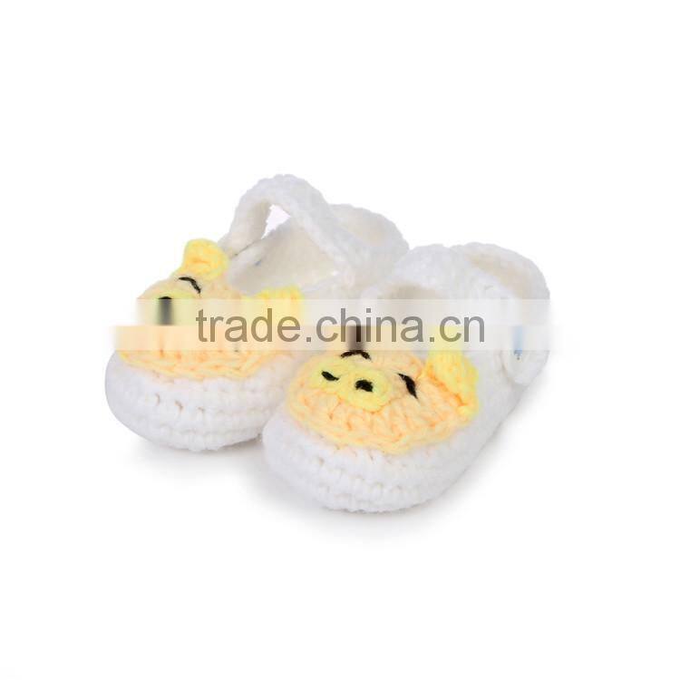 Little Piggy Design Crochet Knitting Baby Shoes