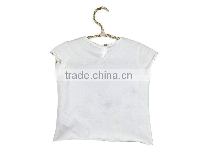 girls clothes 2016 summer t-shirt oem online shopping