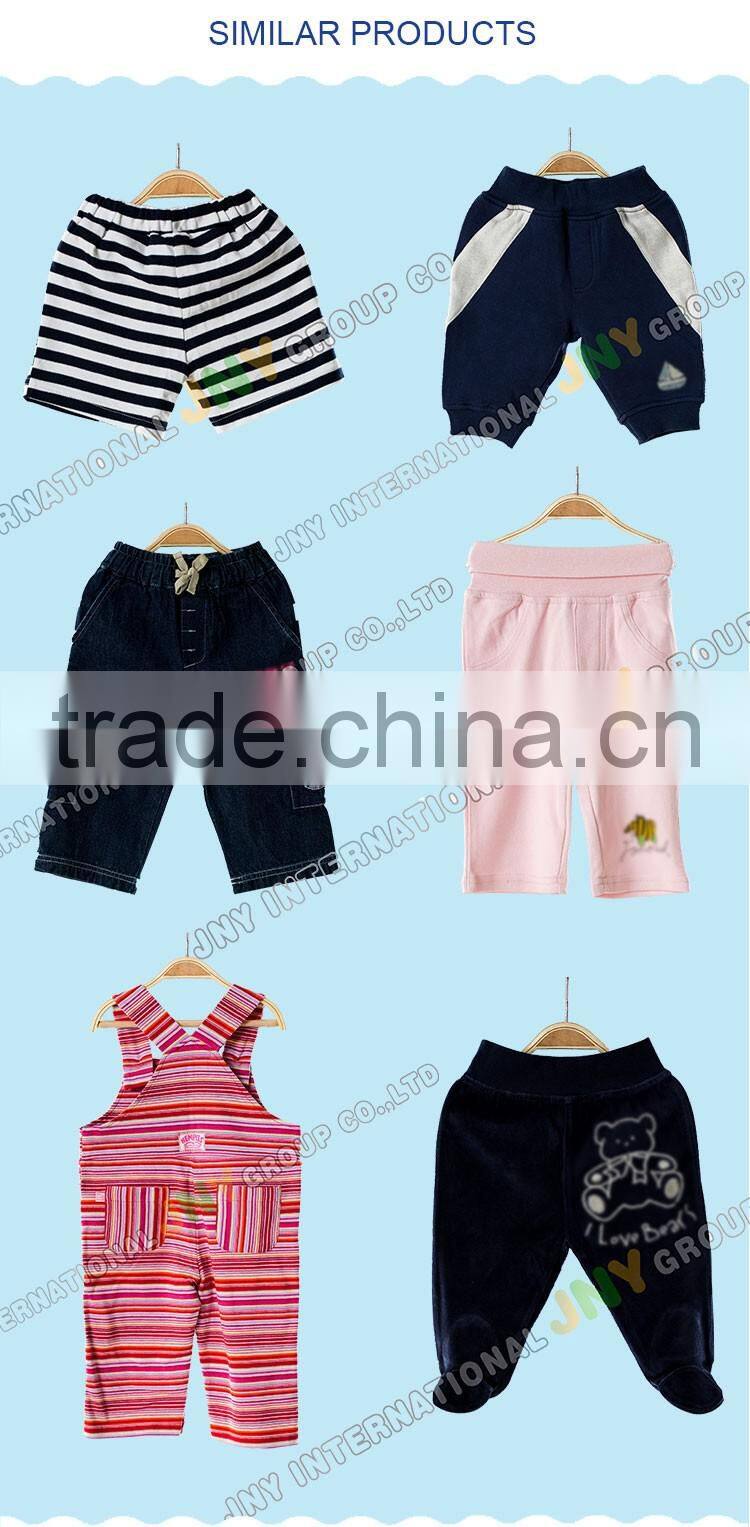 Fashionable spring and autumn 100% cotton baby pants