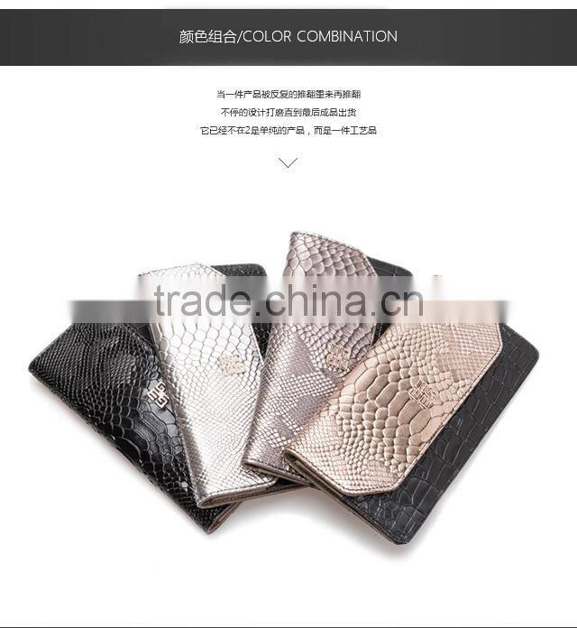 Top Sale Genuine Leather Women Wallets Lady Purse Long Wallet Credit Card Holder