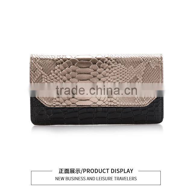 Top Sale Genuine Leather Women Wallets Lady Purse Long Wallet Credit Card Holder
