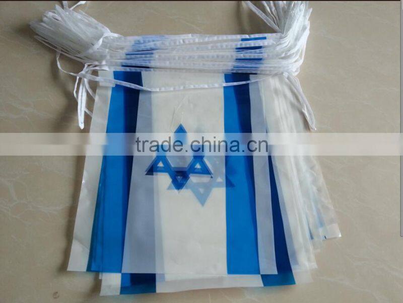 printed Israel flag