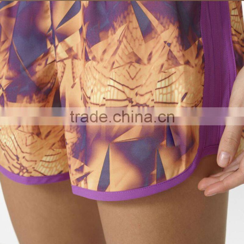 Factory Wholesale Camo Cargo Yoga Apparel Print Womens Jogging Shorts