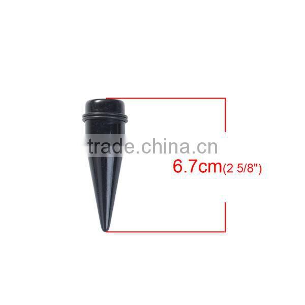 20mm Acrylic Ear Stretcher Expander Tapers Black Sizes Ear Expander