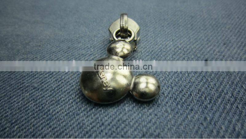 newly design resin zipper for hometextile,SBS zipper puller with logo metal zipper