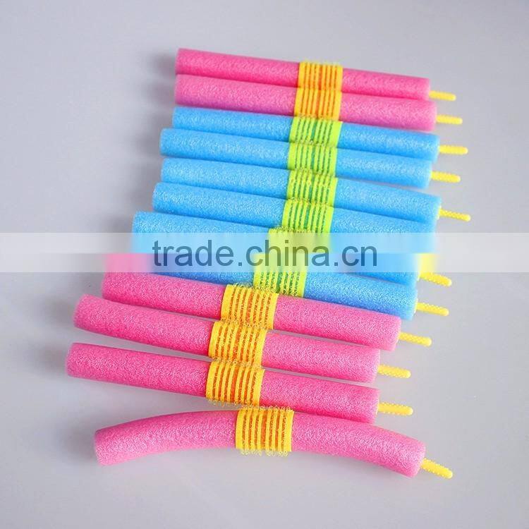 SOFT FOAM BENDY HAIR CURLER ROLLERS FOR SEXY HAIR 12pcs/set Soft Foam Anion Bendy Sponge Hair Rollers Curlers Cling