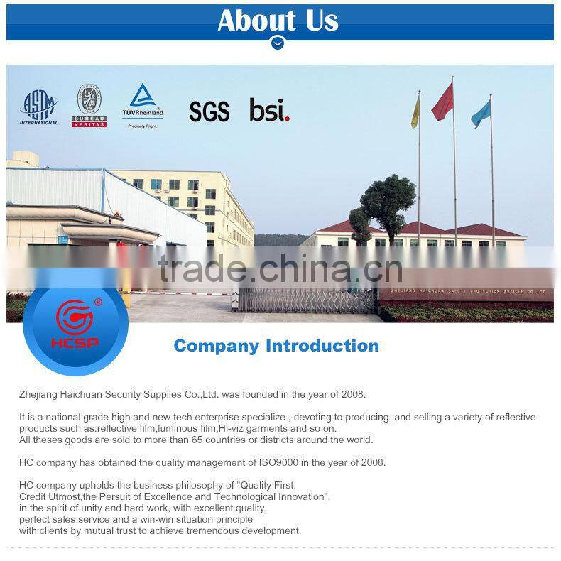 Colorful Polyester Reflective Fabric Material for Reflective Safety Garment