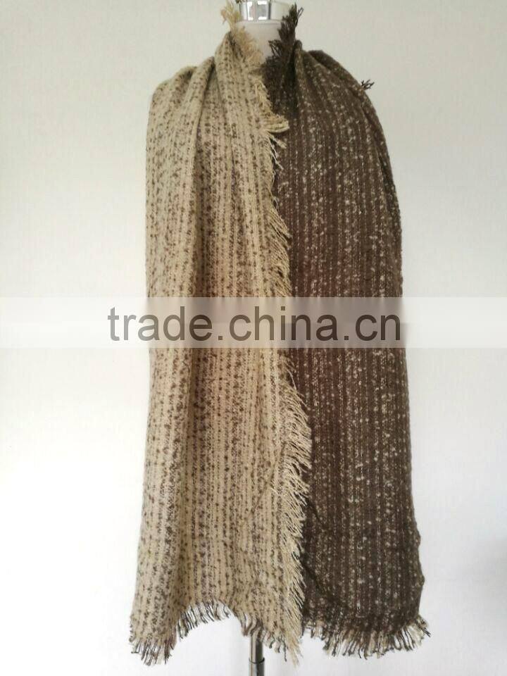 Fashion thick winter long cashmere custom scarf