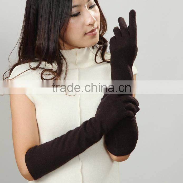 5 color-Women's long Stretch winter warm armwarmer wool gloves