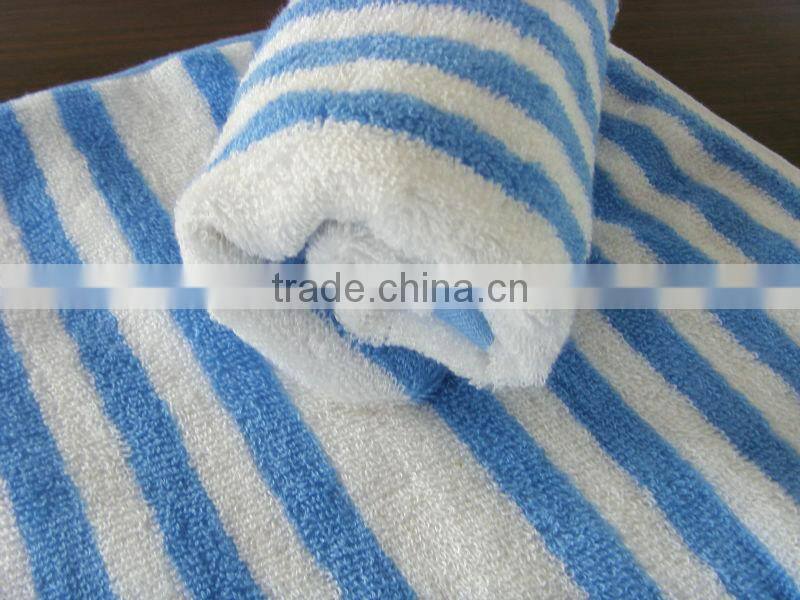 Bamboo fiber stripe towels