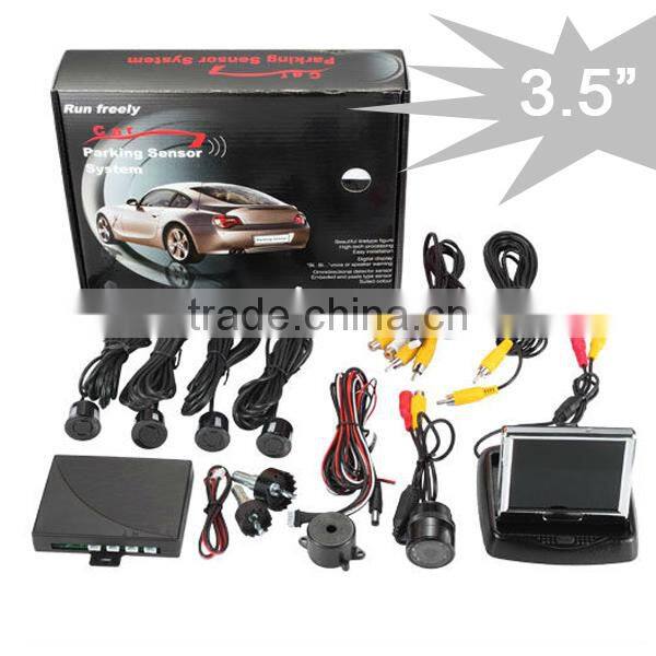 3.5" tft lcd monitor with camera and parking sensor