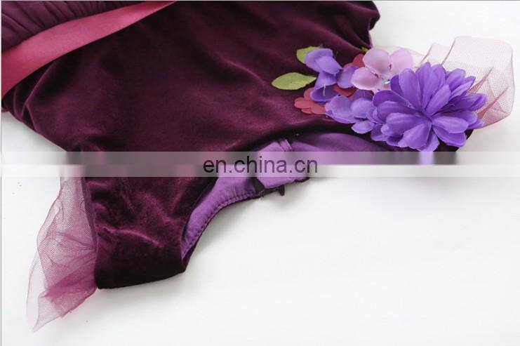 Burgundy Baby Girl Dress Tulle Petal Bow Slip Dress Holiday Outfit Princess Costume