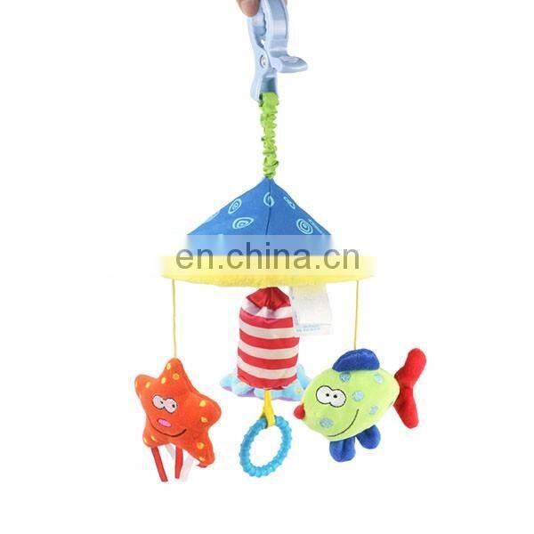 Wholesale Soft Baby Mobile Musical Toys For Stroller Hanging Hot Selling Baby Bed Bell Toys Cartoon Moon