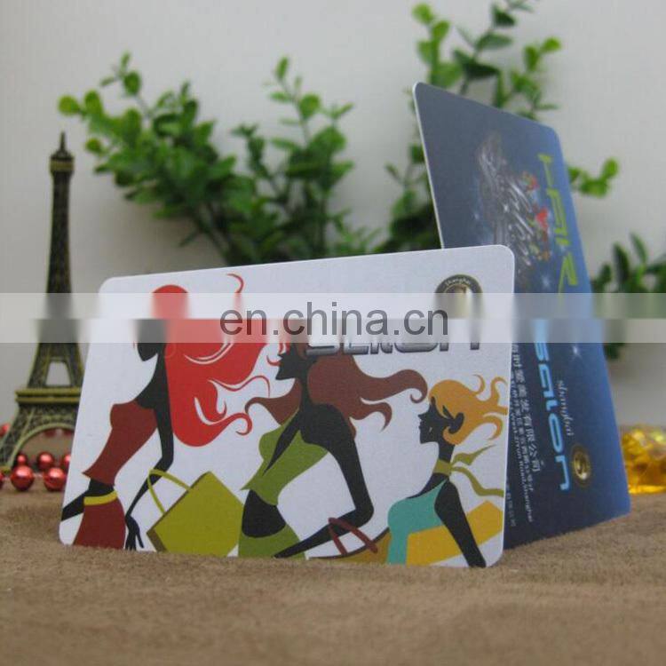Direct factory manufacture customized Plastic pvc card for VIP card/rechargeable card