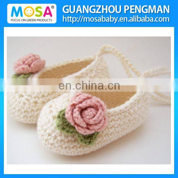 Wholesale Baby Girl Mary Jane's, baby booties, crochet shoes, Infant Girl Pink Rose Slippers