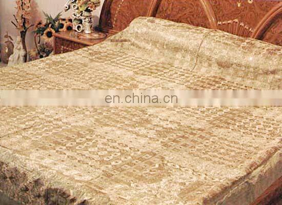 Indian handmade silk patchwork bedspreads