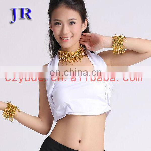 Yellow bra top Belly dance tops hot belly dance tops S-3041#