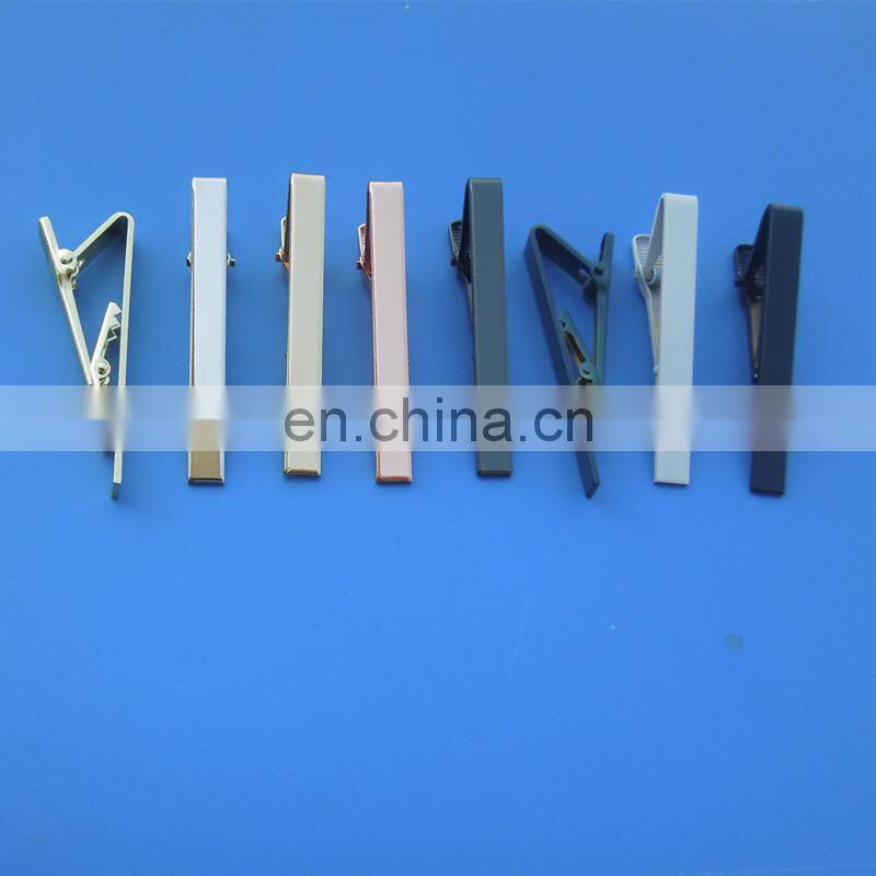 Stock custom shape gold silver metal solid cufflinks