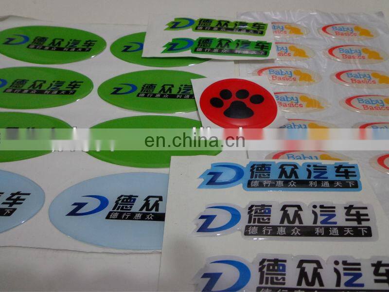 New Arrival high quality promotional handmade epoxy stickers