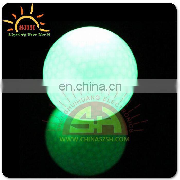 Novelty Flashing LED Golf Ball Wholesale Multi-Color Flashing Led Golf Ball