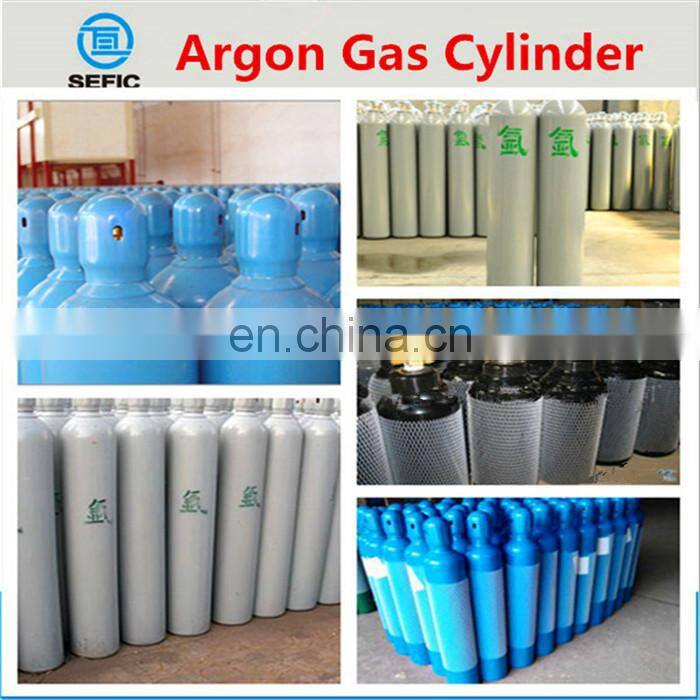 ISO9809 Instrument Carrier Gas Seamless Steel High Pressure Argon Gas Cylinder Price