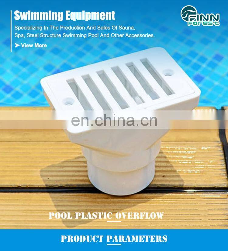 Swimming Pool Accessories Pipe Fitting Pool Plastic Overflow