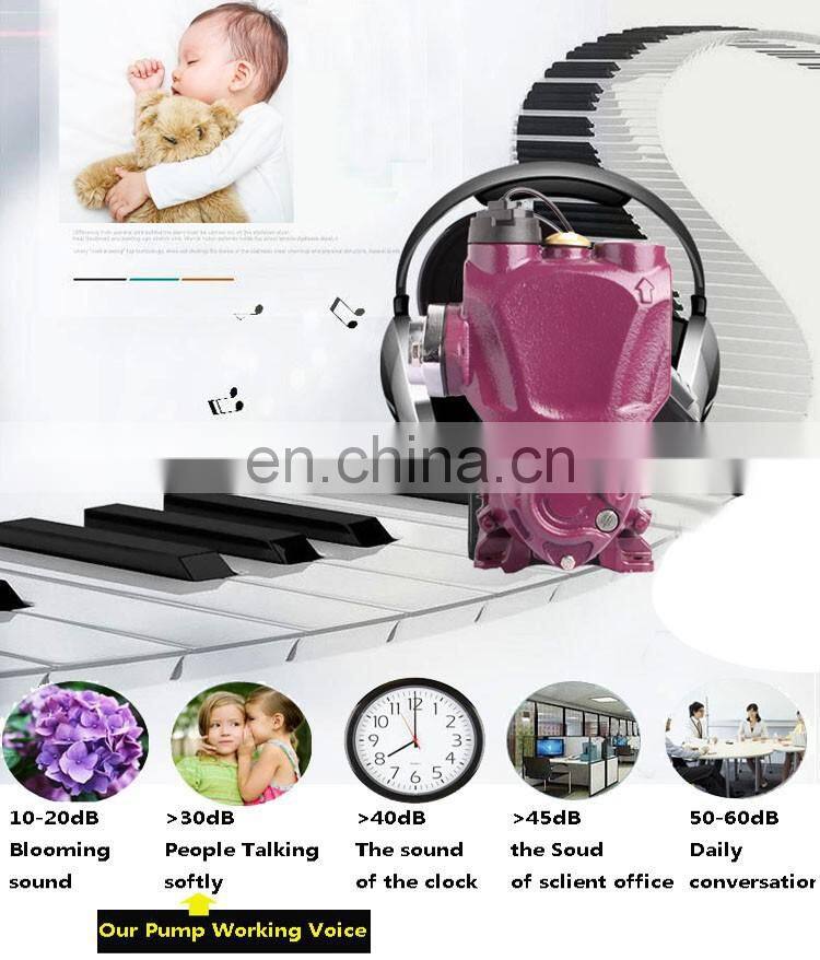 Top quality automatic pressure control water pump booster automatic water pump