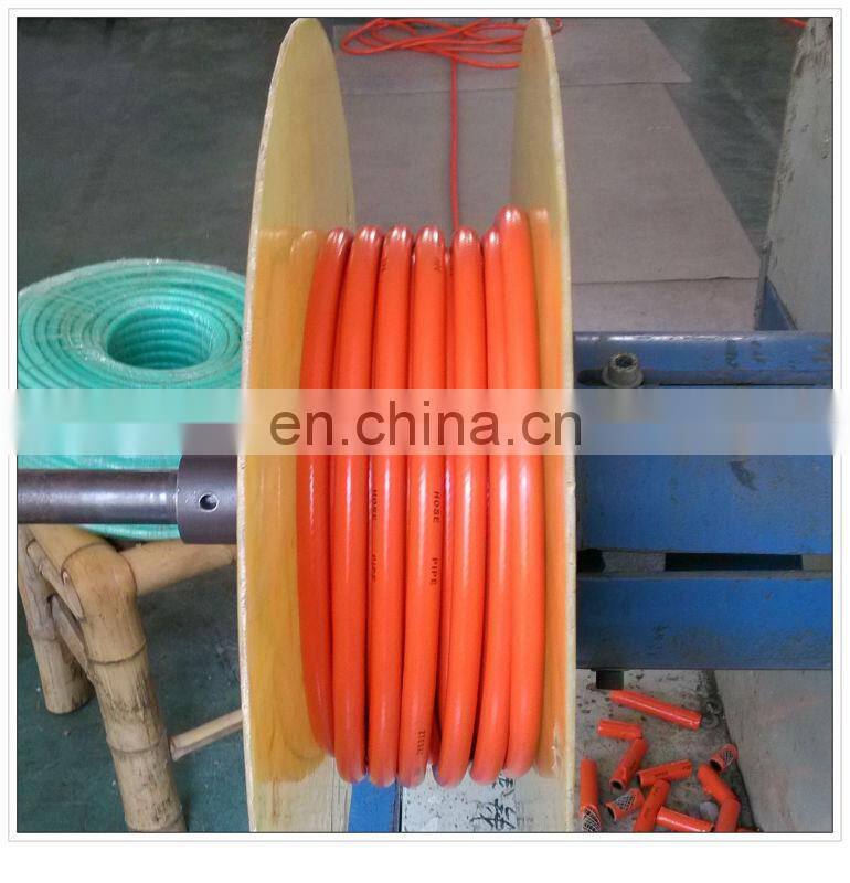 Hot Price!!! 8mm Orange Cheap Braided Reinforced PVC Hose Gas LPG Use For Africa Market