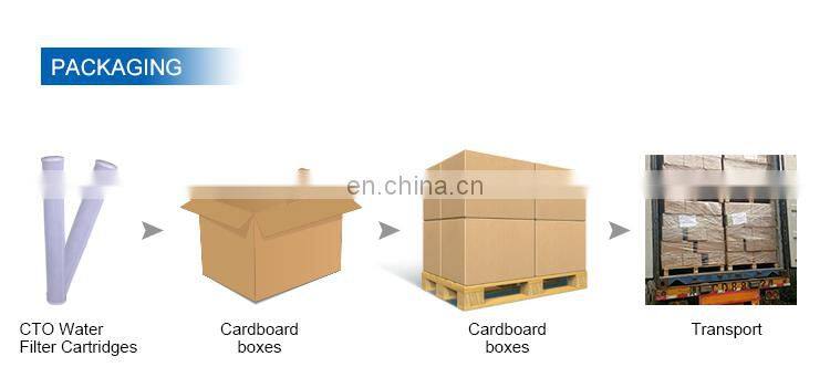 CTO Water Treatment Filter Activated Carbon water filter