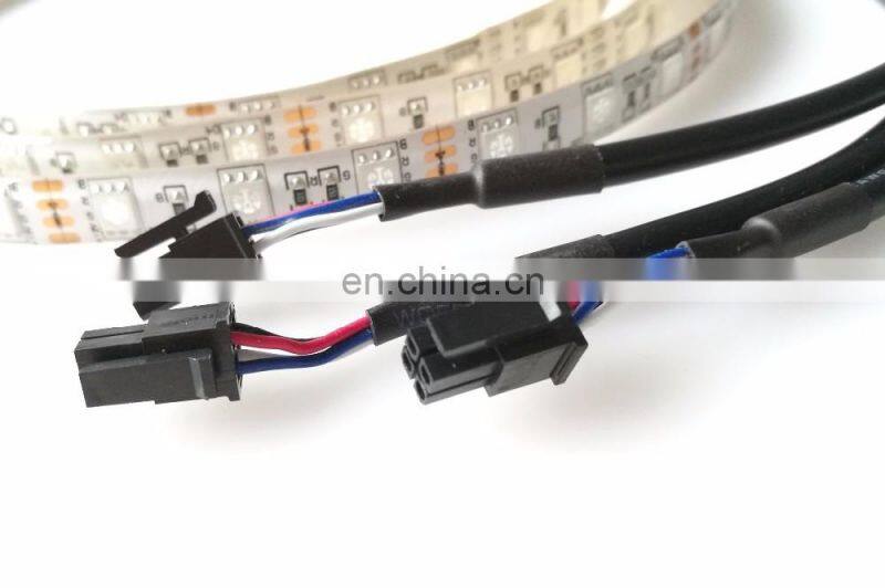 GRILIGHT 12V grb 4 pin MOLEX JST TE connector cable custom length led strip