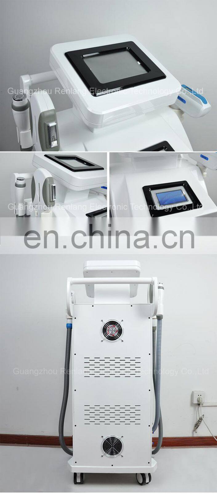 Good feedback e-light ipl rf nd yag laser multifunction machine for hot sale