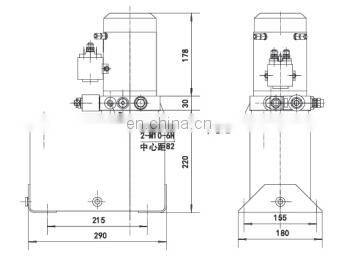CHINA cheap electric stacker 20MPa DC 24 Volt Hydraulic Power Pack Units for electric stacker