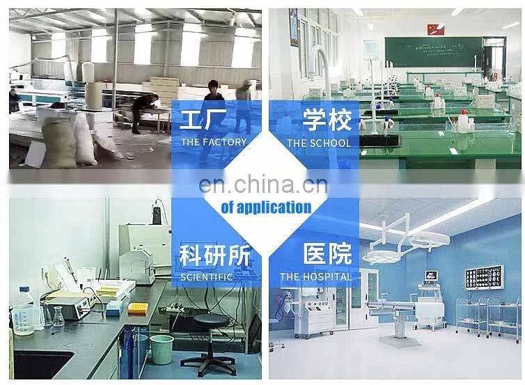 Laboratory equipment laminar flow fume hood with fume scrubber