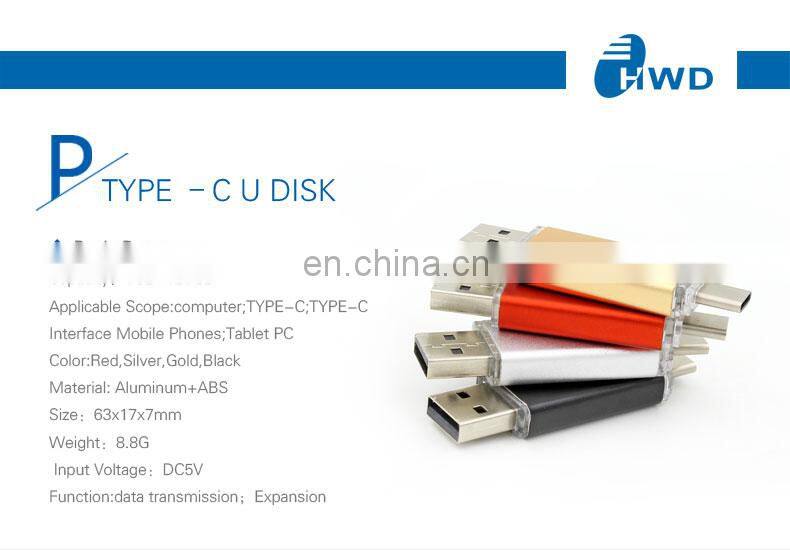 Hot Usb 2.0 Custom Logo 4GB type c usb flash drive